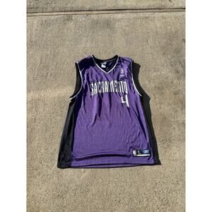 Vintage Sacramento Kings Chris Webber Jersey Size Large Purple Reebok
